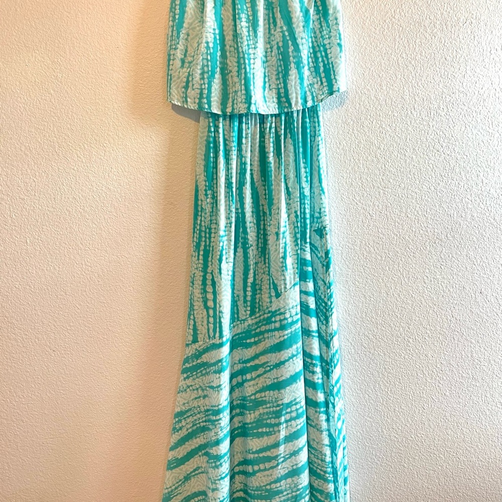 Beautiful blue maxi